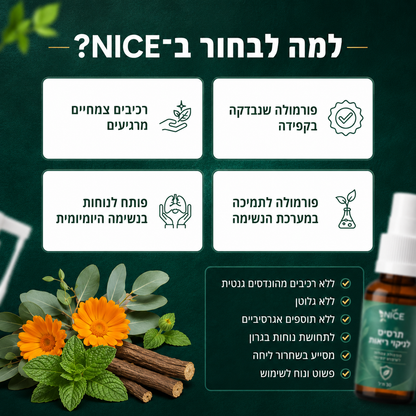 NICE · נייס® - תרסיס לניקוי ריאות