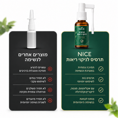 NICE · נייס® - תרסיס לניקוי ריאות