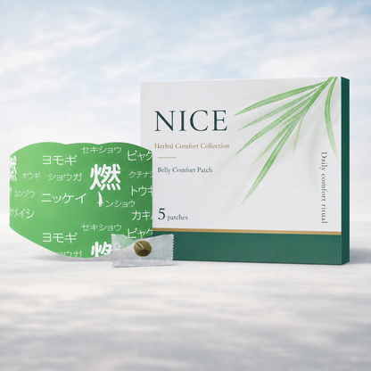 NICE - מדבקות צמחיות להקלה והרגעה של הבטן
